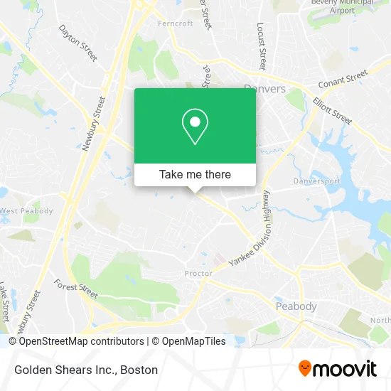 Golden Shears Inc. map