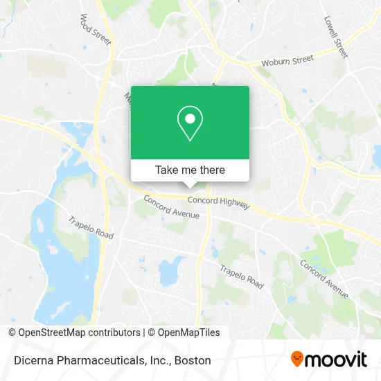 Dicerna Pharmaceuticals, Inc. map