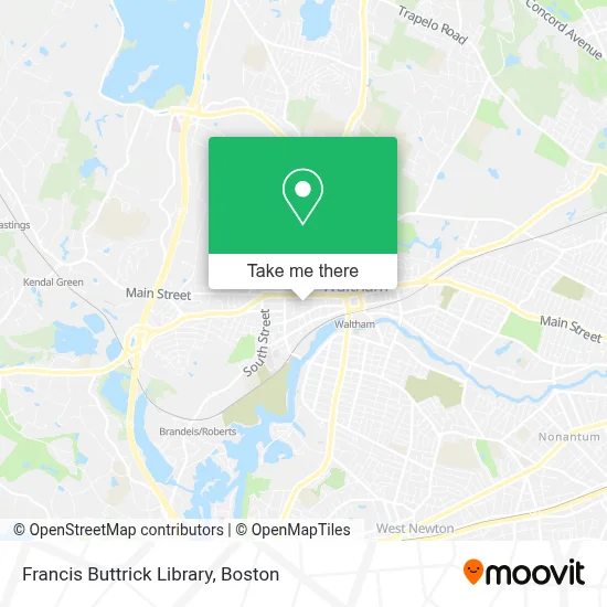 Francis Buttrick Library map