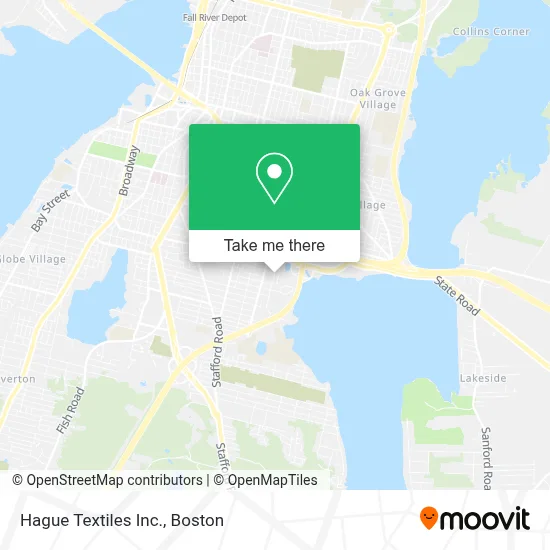 Hague Textiles Inc. map