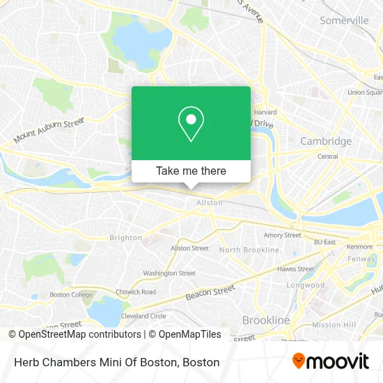 Herb Chambers Mini Of Boston map