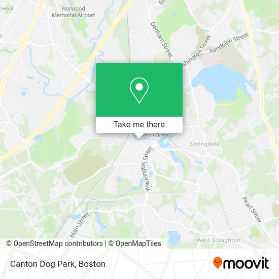 Canton Dog Park map