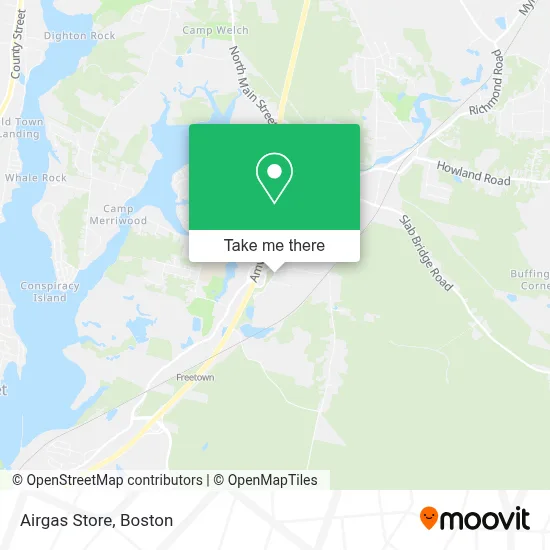 Airgas Store map