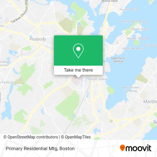 Primary Residential Mtg map