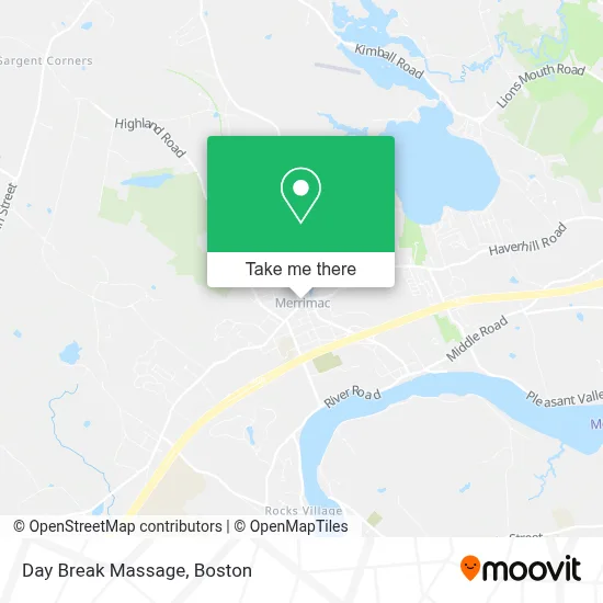 Day Break Massage map