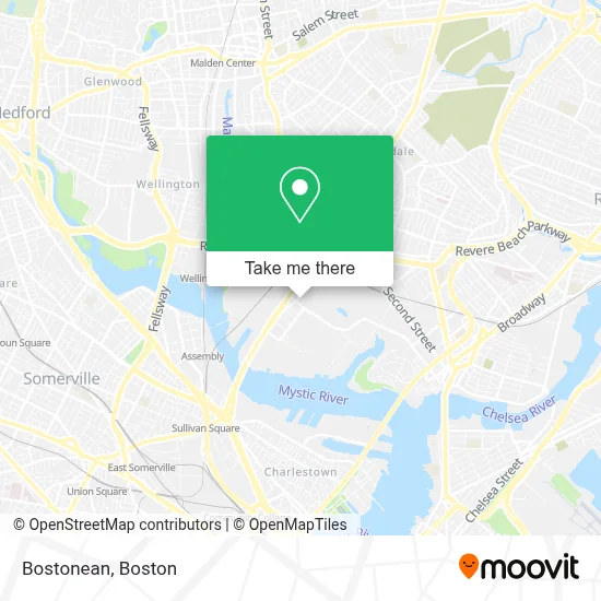 Bostonean map