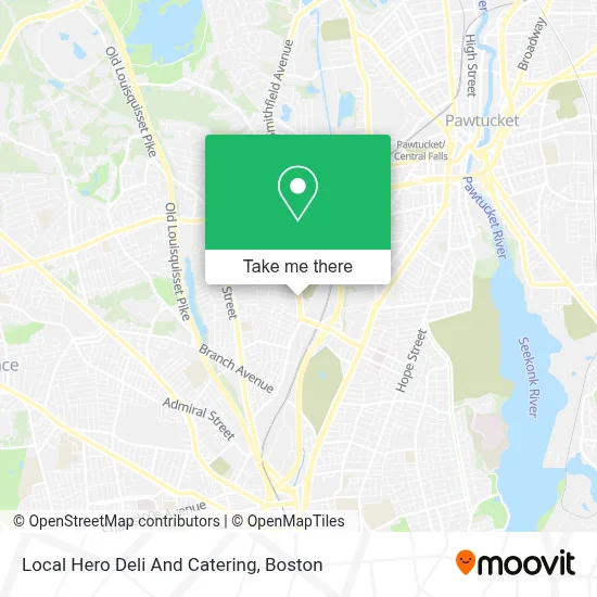 Local Hero Deli And Catering map