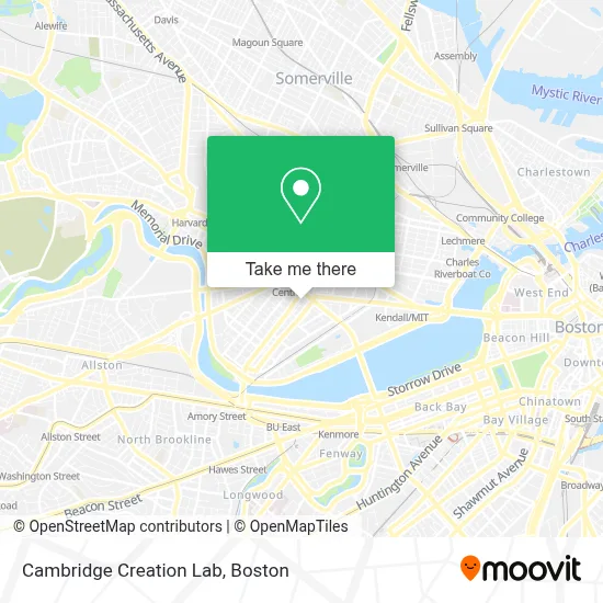Cambridge Creation Lab map