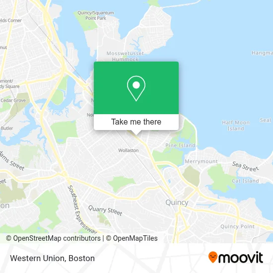 Western Union map