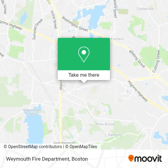 Weymouth Fire Department map