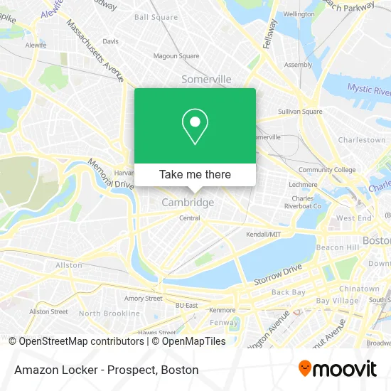 Amazon Locker - Prospect map