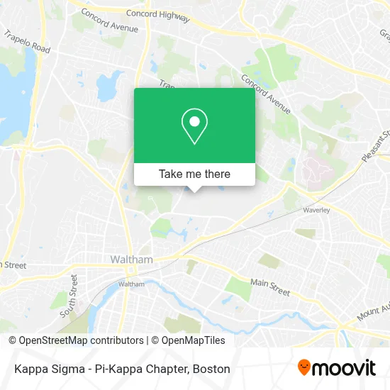 Kappa Sigma - Pi-Kappa Chapter map