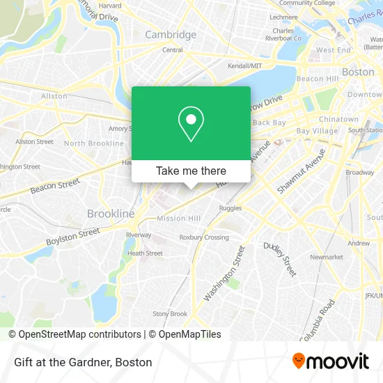 Gift at the Gardner map