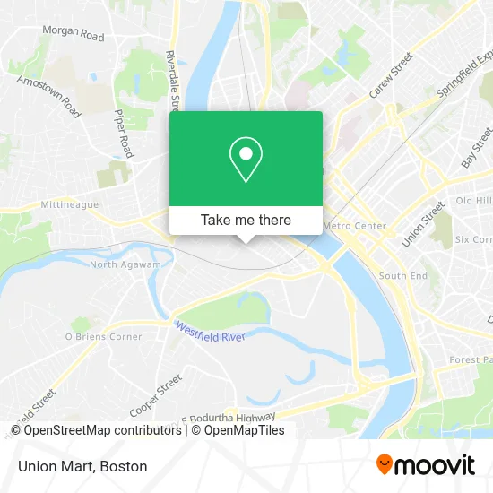 Union Mart map