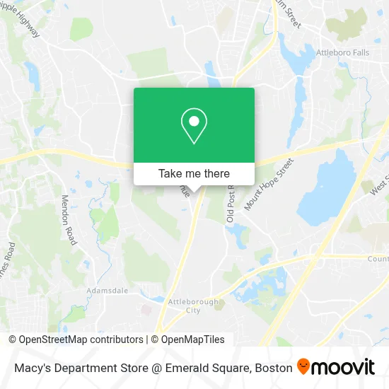 Macy's Department Store @ Emerald Square map