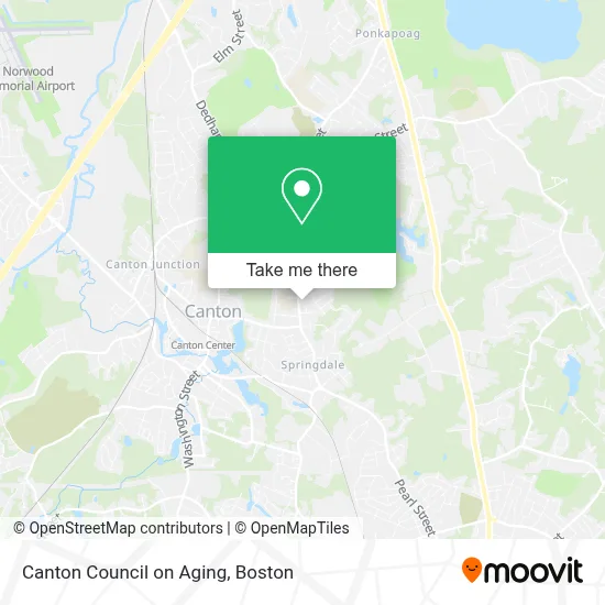 Canton Council on Aging map