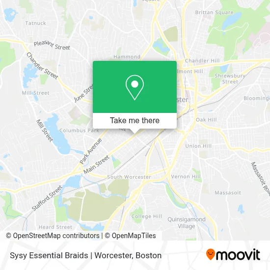 Sysy Essential Braids | Worcester map