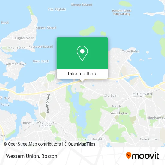 Western Union map
