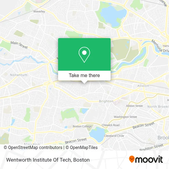 Wentworth Institute Of Tech map