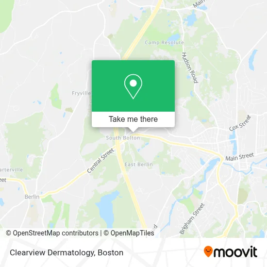 Clearview Dermatology map