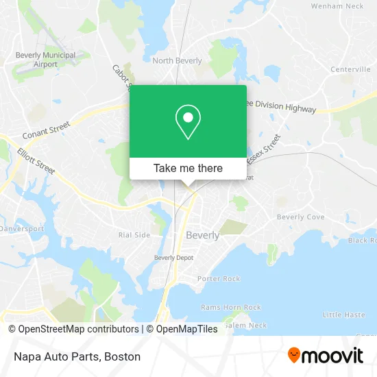 Napa Auto Parts map
