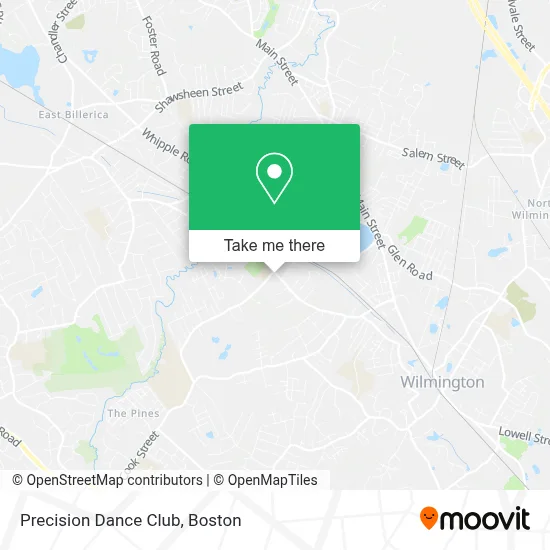 Precision Dance Club map