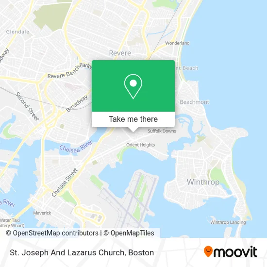 St. Joseph And Lazarus Church map