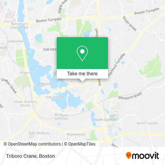 Triboro Crane map