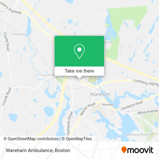 Wareham Ambulance map