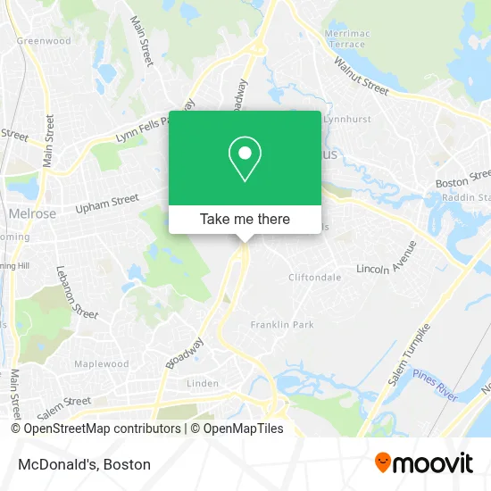 Mcdonald's map