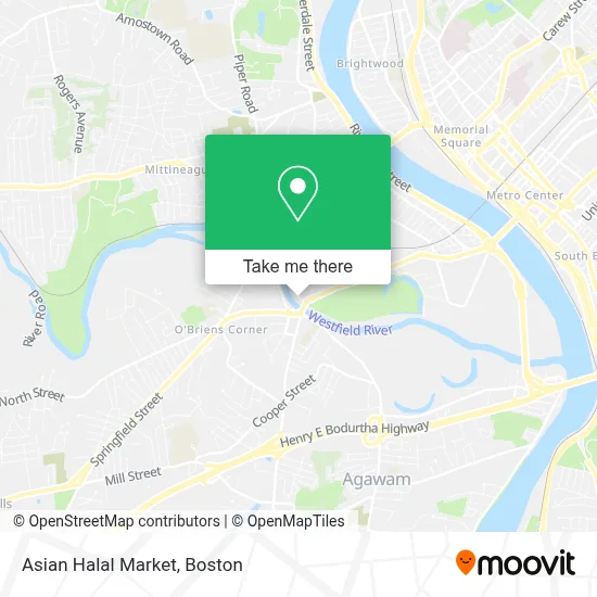 Asian Halal Market map