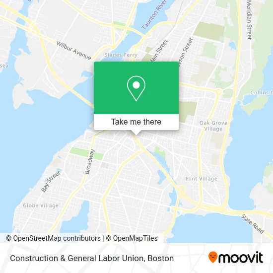 Construction & General Labor Union map