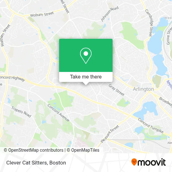 Clever Cat Sitters map