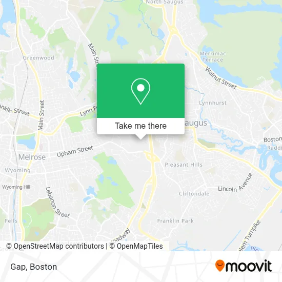Gap map