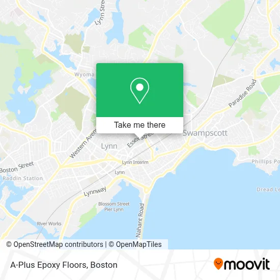 A-Plus Epoxy Floors map