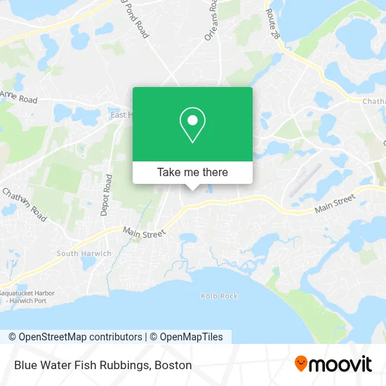 Blue Water Fish Rubbings map