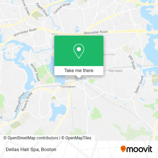 Dellas Hair Spa map
