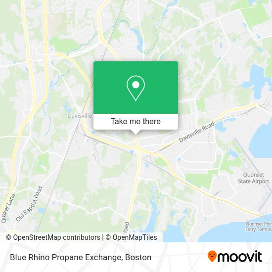 Blue Rhino Propane Exchange map