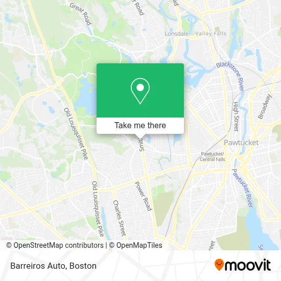 Barreiros Auto map