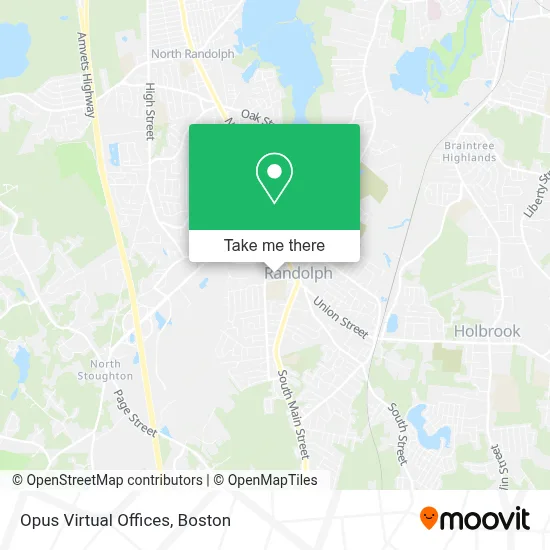 Opus Virtual Offices map