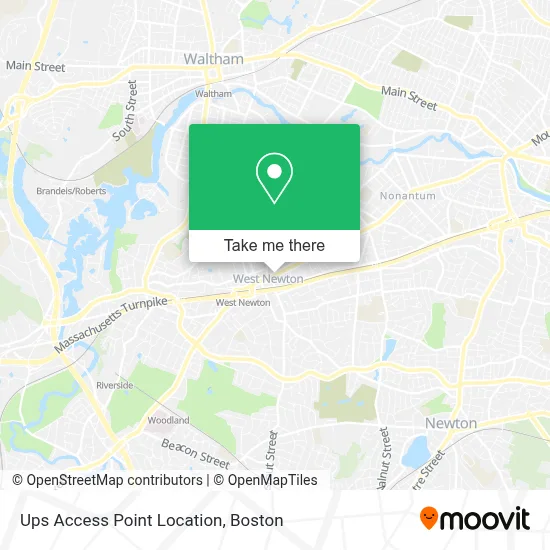 Ups Access Point Location map