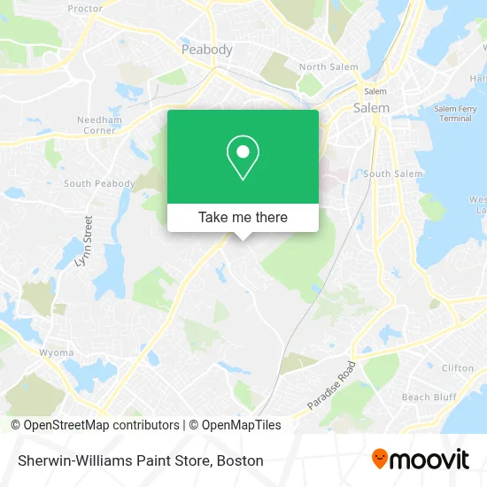 Sherwin-Williams Paint Store map