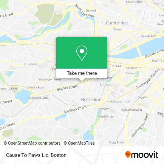 Cause To Paws Llc map