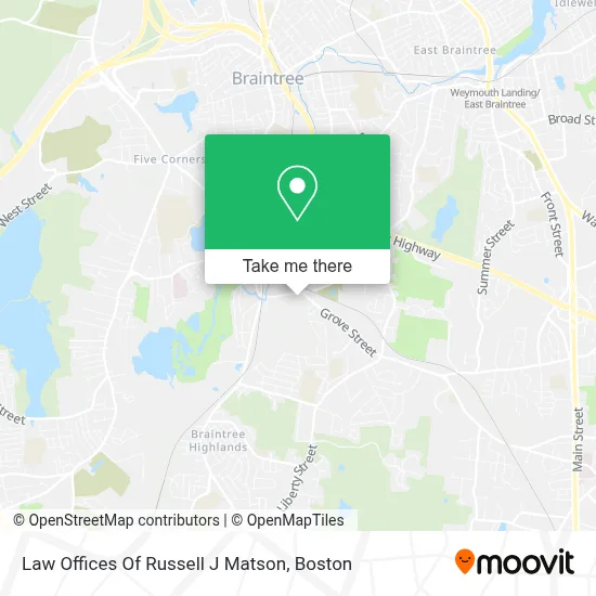 Law Offices Of Russell J Matson map