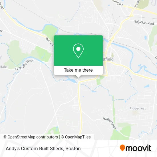 Andy's Custom Built Sheds map