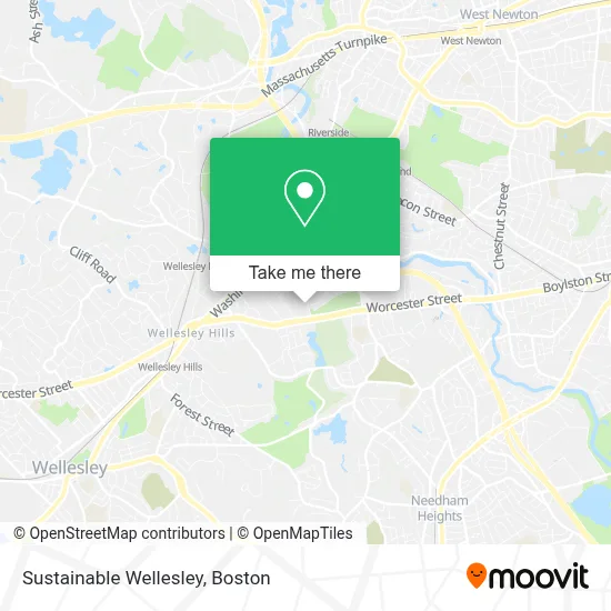 Sustainable Wellesley map
