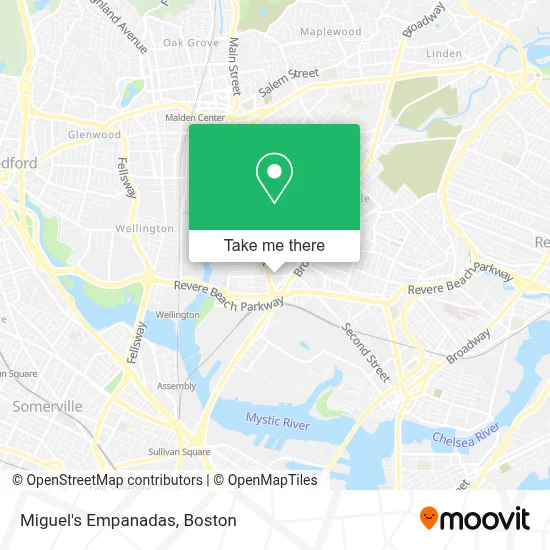 Miguel's Empanadas map