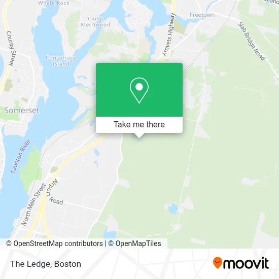 The Ledge map