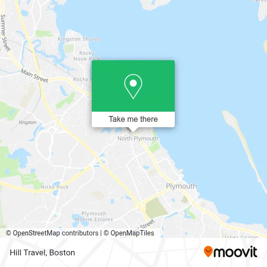 Hill Travel map