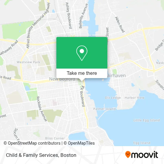 Child & Family Services map